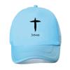 Jesng Unisex Baseball Cap with Cross Logo Fashion Casual Sun Hat for Outdoor Sports and Golf  Mesh Baseball Cap