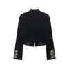 Napoleon Military Jacket For Women Long Sleeve Casual Autumn Outerwear With Button Details