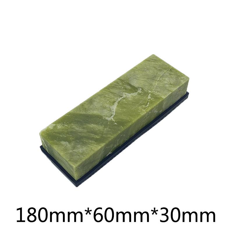 10000 Grit Přírodní zelený achátový ostřící kámen Vodní kámen Jemné broušení Leštění Holicí břitva Kuchyňský nůž Ostřič Honovací nástroj