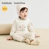 Balabala balaOne Baby Ribbed High-Waist Thermal Underwear Set