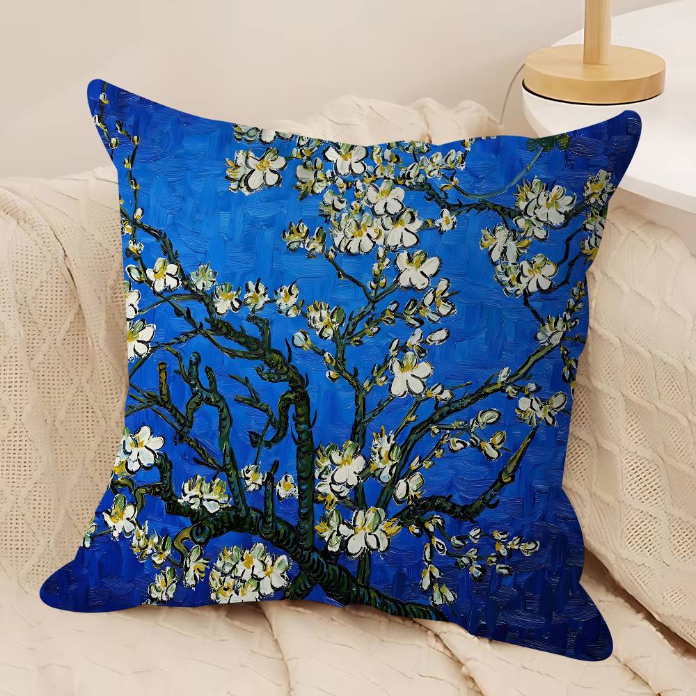 Van Gogh Famous Painting Pillowcase Toon Gift Cushion Cover Bedroom Home Sofa Chair Seat Decor Pillow Case
