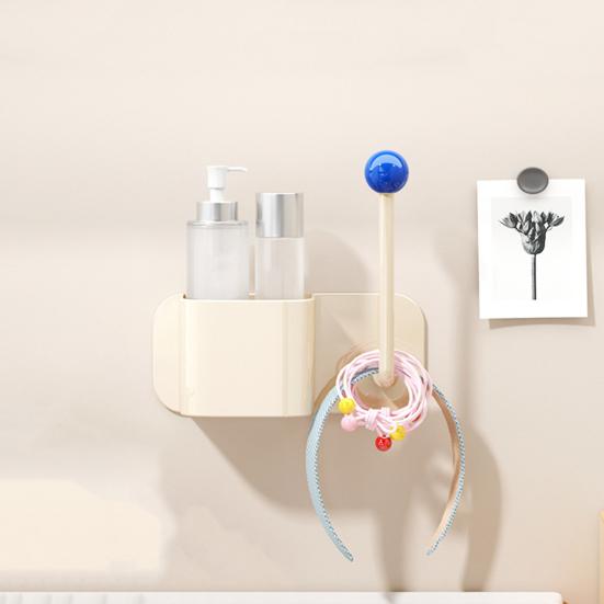 Bathroom Storage Rack with Drain Hole Strong Load Bearing Large