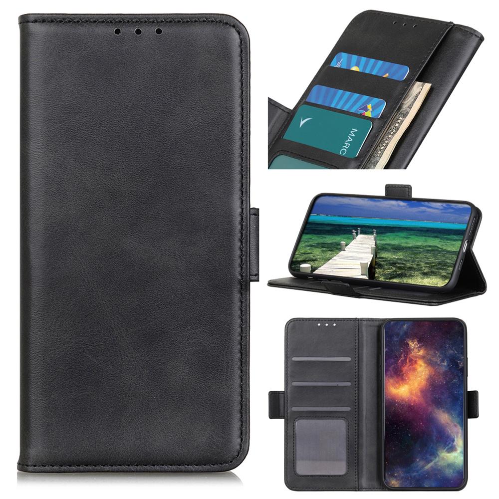 For Xiaomi 14T Case Stand Cowhide Texture PU Leather Phone Cover
