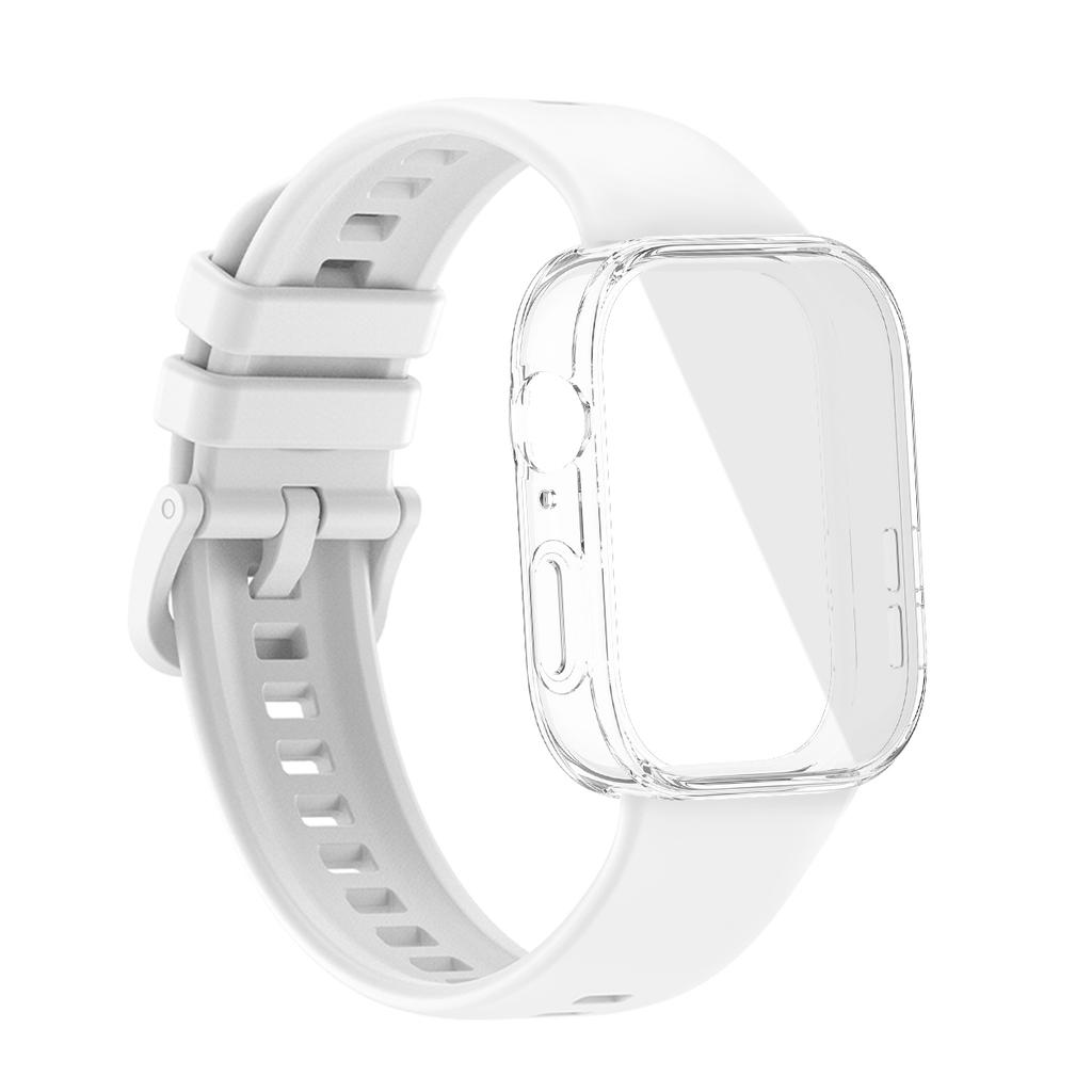 Für Huawei Watch Fit 3 Armband Weiches Silikon Sportuhrband + TPU Weiche Hülle Atmungsaktives Smartwatch Armband Für Huawei Fit3 Correa