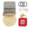Kit de Reparación de Parches Tejidos Suministros de Telar de Zurcir con Aguja Gancho para Suéter Ropa Reparación Manualidades DIY Herramientas de Fijación Hechas a Mano