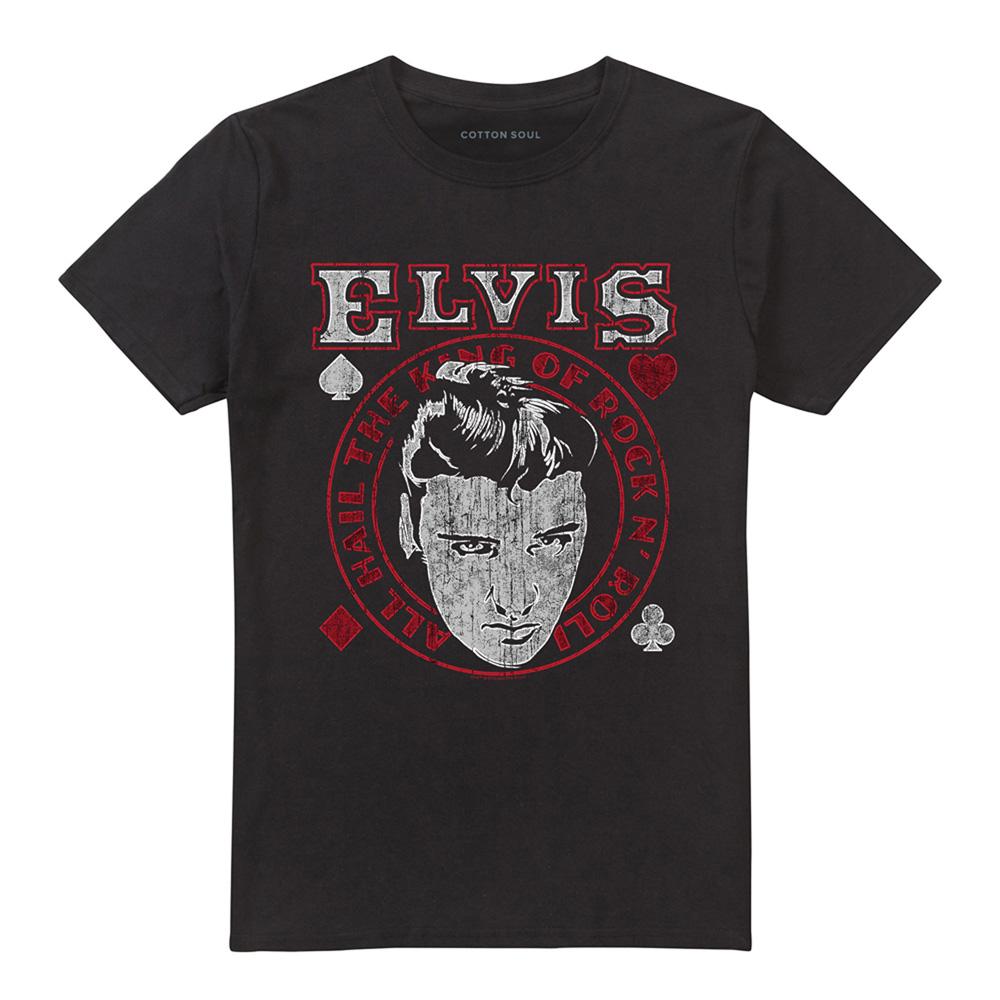 Elvis Presley Unisex Adult Hail The King T-Shirt