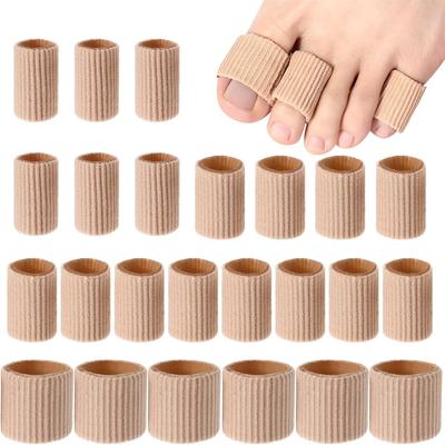 24 peças de almofadas para tubo do dedo do pé para calos, bolhas, calos, gel protetor para os dedos dos pés