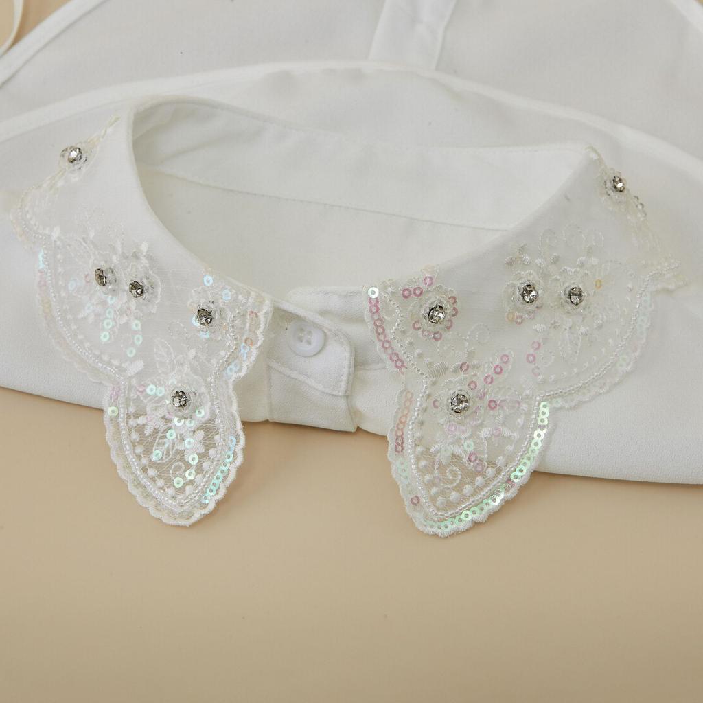 Perfect Match Fashion Ladies Half-Shirt Lace False Collar For Women'S Shirt Blouse Tops Removable Detachable Collars Clothes Accessories
