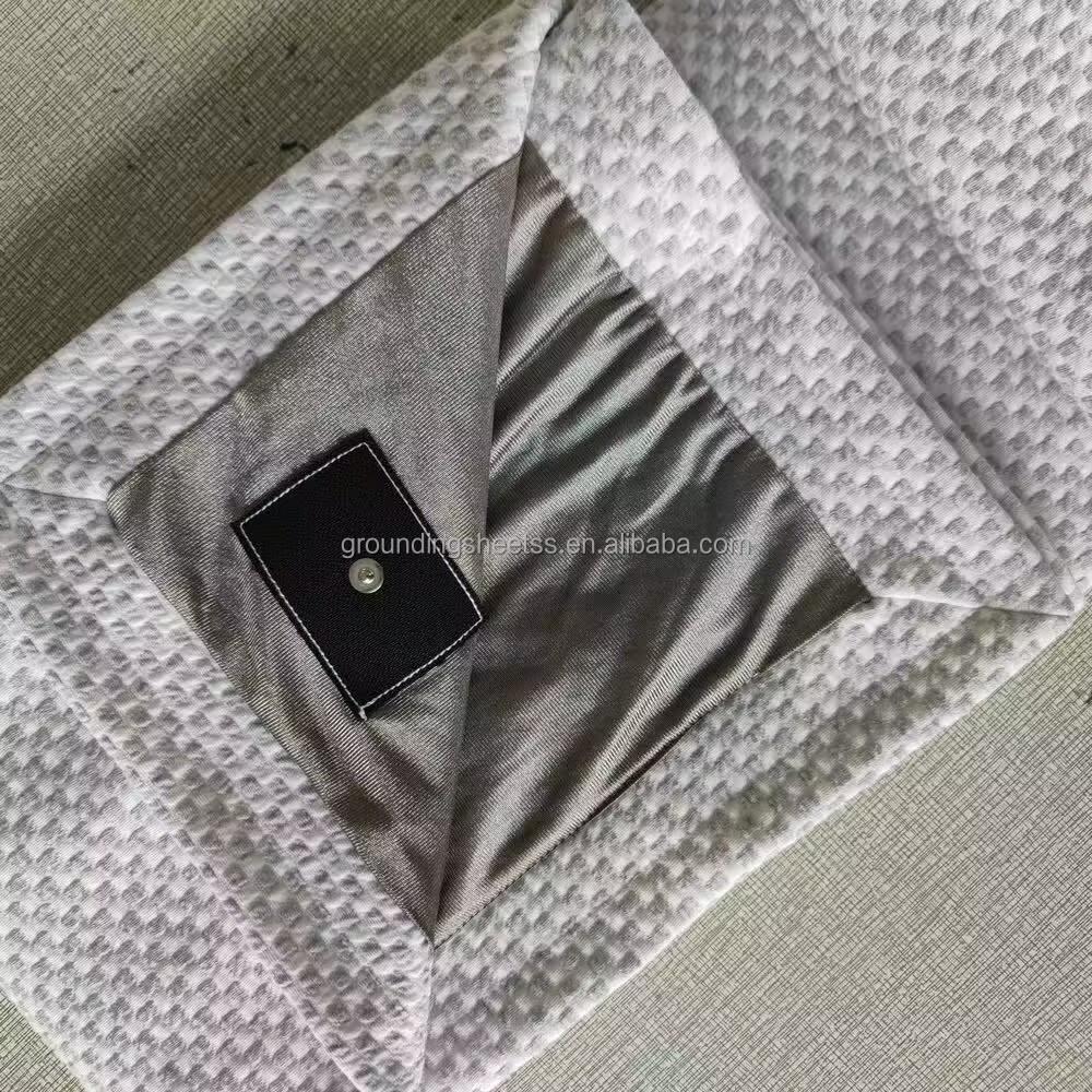100% Silver Fiber RFID Shielding Blanket Anti-Radiation Woven Summer Blanket