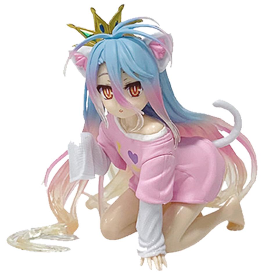 Anime  No Game No Life White " 10CM Shiro PVC Model Action Figures Model Collection Ornament Toy Holiday Gif In Stock