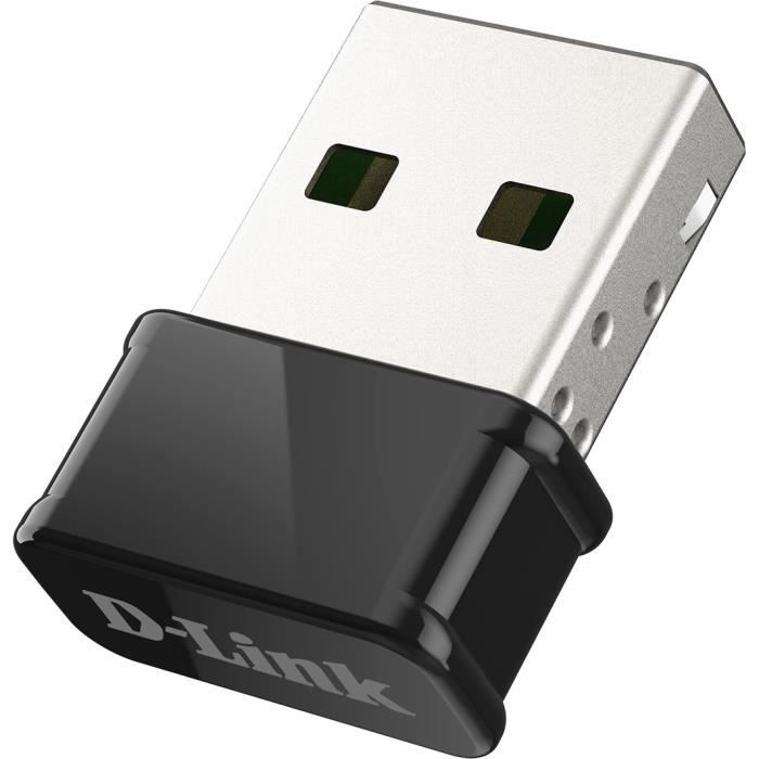 D-Link DWA-181 Nano USB Adapter Wireless AC1300 MU-MIMO Dual-Band - Speed Up To 1300Mbps - 802.11 A/b/g/n/ac Wave 2