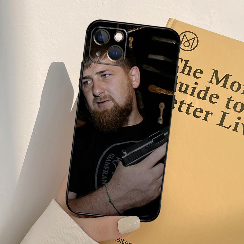 Chechen Leader Ramzan Kadyrov Case For iPhone 16 15 14 Pro Max Plus 13 12 Mini 11 Pro Max Back Cover