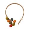 2Pcs Pumpkin Curtain Tiebacks Adjustable Rustic Curtain Ties Pumpkin String Curtain