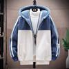 Men's Korean Style Hooded Lamb Fleece Winter Jacket - Trendy, Loose, and Warm Cotton-Padded Design for Couples.