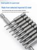 Hex Socket Air Impact Driver Bit Set: 1/4 Extended Wrench, Sizes 6T-30T, Electric Screwdriver, Strong Magnetic