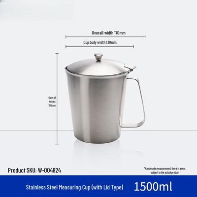 Xihe Stainless Steel Measuring Cup with Lid