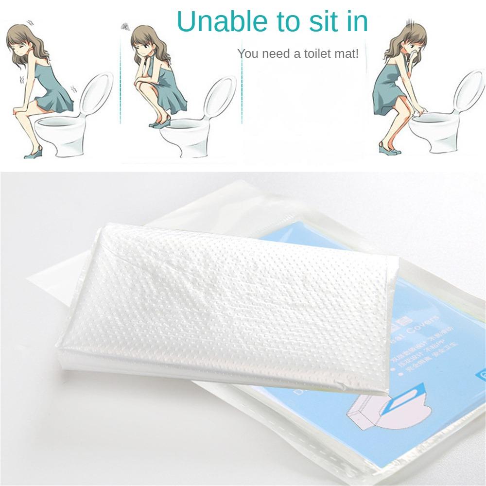 10/30/50PCS Waterproof Toilet Mat Double Water Insulation Isolation Environmentally Friendly Pofilm Unit Weight 0.02kg