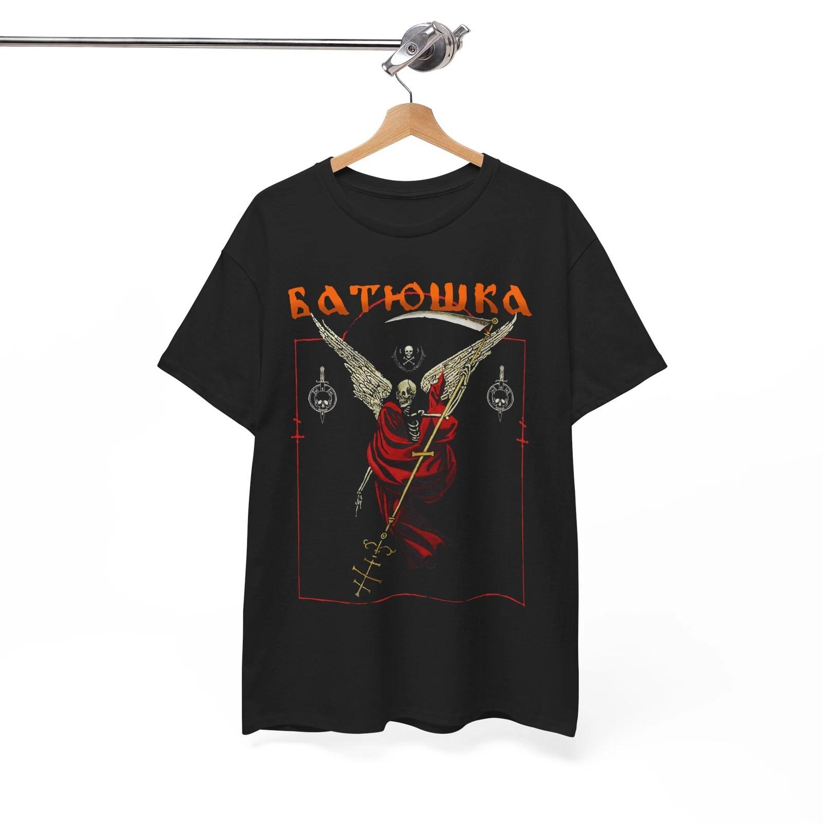 

Футболка Batushka Винтажная Духовное Исцеление Металлическая Музыкальная Футболка . Унисекс футболка XXL