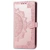 For Honor 200 Lite Case Stand Function Embossed Mandala Pattern PU Leather Phone Cover