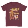 Peace Walking Monks And Aloka Dog Walk for Peace Unisex T Shirt  Amazing Tees Short Sleeve O Neck TShirt Cotton Summer Clothes