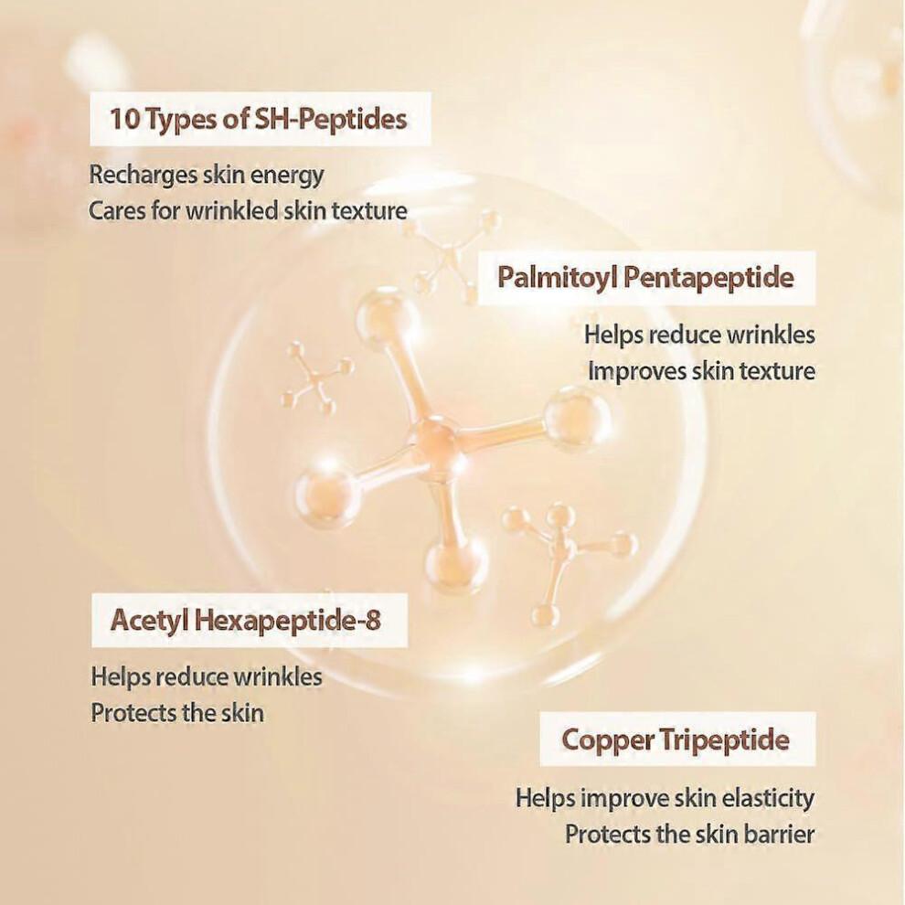 1-5x Korejské sérum proti stárnutí s peptidy hedvábí Collagen Boost, Okamžitý lifting a 72H hydratace méně