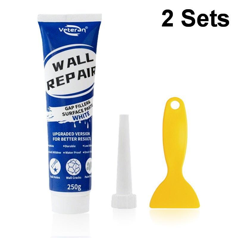 Pasta Stucco Riempitivo per Muri Asciugatura Rapida Stucco per Riparazione Cartongesso Riempitivo per Fori Crepe per Piastrelle Cemento Bagno Fai da Te Riparazione