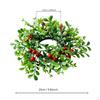 Christmas Candle Ring Gift Decor Holder for Kitchen Dining Room Party
