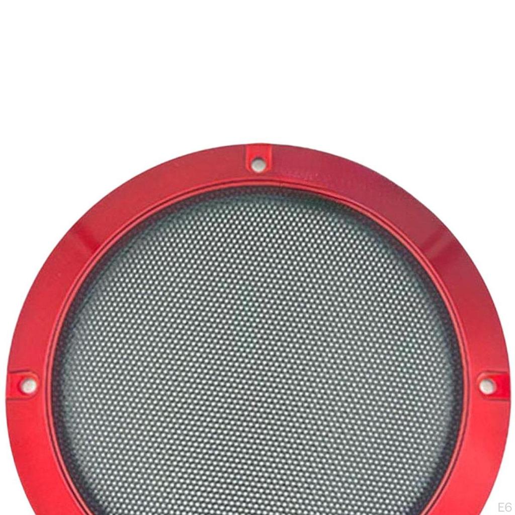 2 Pieces Speaker Grill Covers Decorative DIY,Sturdy,Circle Subwoofer Guard Protectors for Shopping