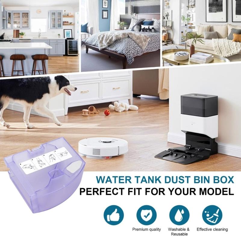 Abs lastics Thin Vacuum Cistern and Dust Box Direct current Q7 Extreme Q7 Max+ T8 Easy Replacement Strengthened Coverage