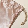 Silk Cloth Dust Bags Fashion Dustproof Travel Drawstring Pouch Thick Dust Cover Storage Bags Handbags