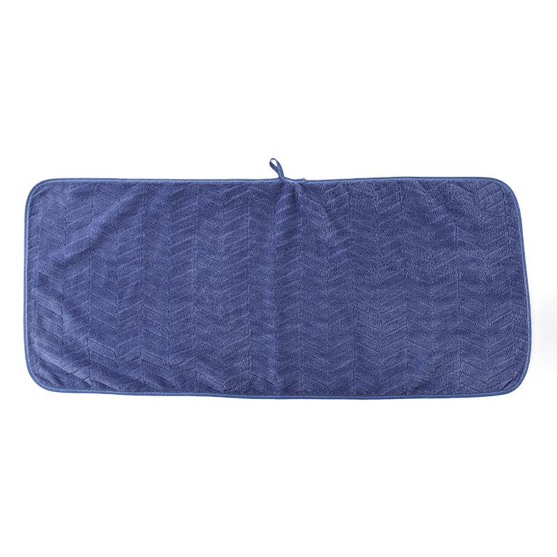 Coral Fleece Wheat Grain Quick Drying Towel for Adults, Simple Face Wash and Shower Towel, Creative Absorbent Gift Towel