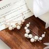 Elegant Pearl Crescent Brooch: Luxurious, Anti-Exposure Pin with Accessories for Women