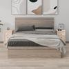 Bedside Table - Maison Exclusive - Set of 2 Pcs - Solid Pine - 3 Drawers
