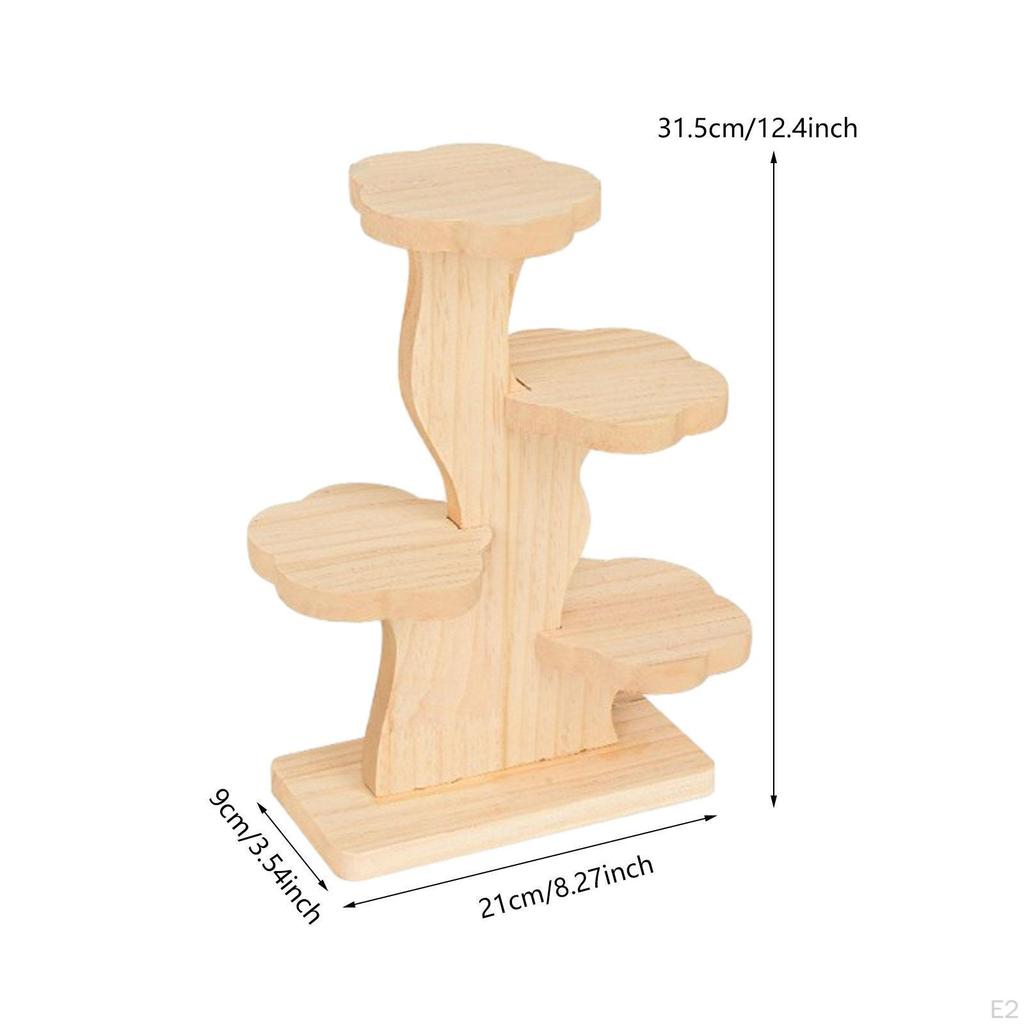 Plant Stand Small Shelf Sturdy Flowerpot Holder Rack for Desktop Cosmetic