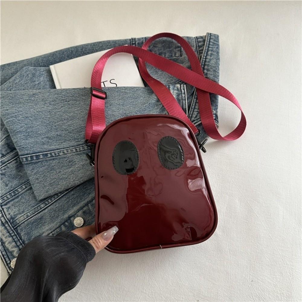 PU Halloween Ghost Bag Waterproof Crossbody Bag Novelty Clear Shoulder Bag  Kids Gifts