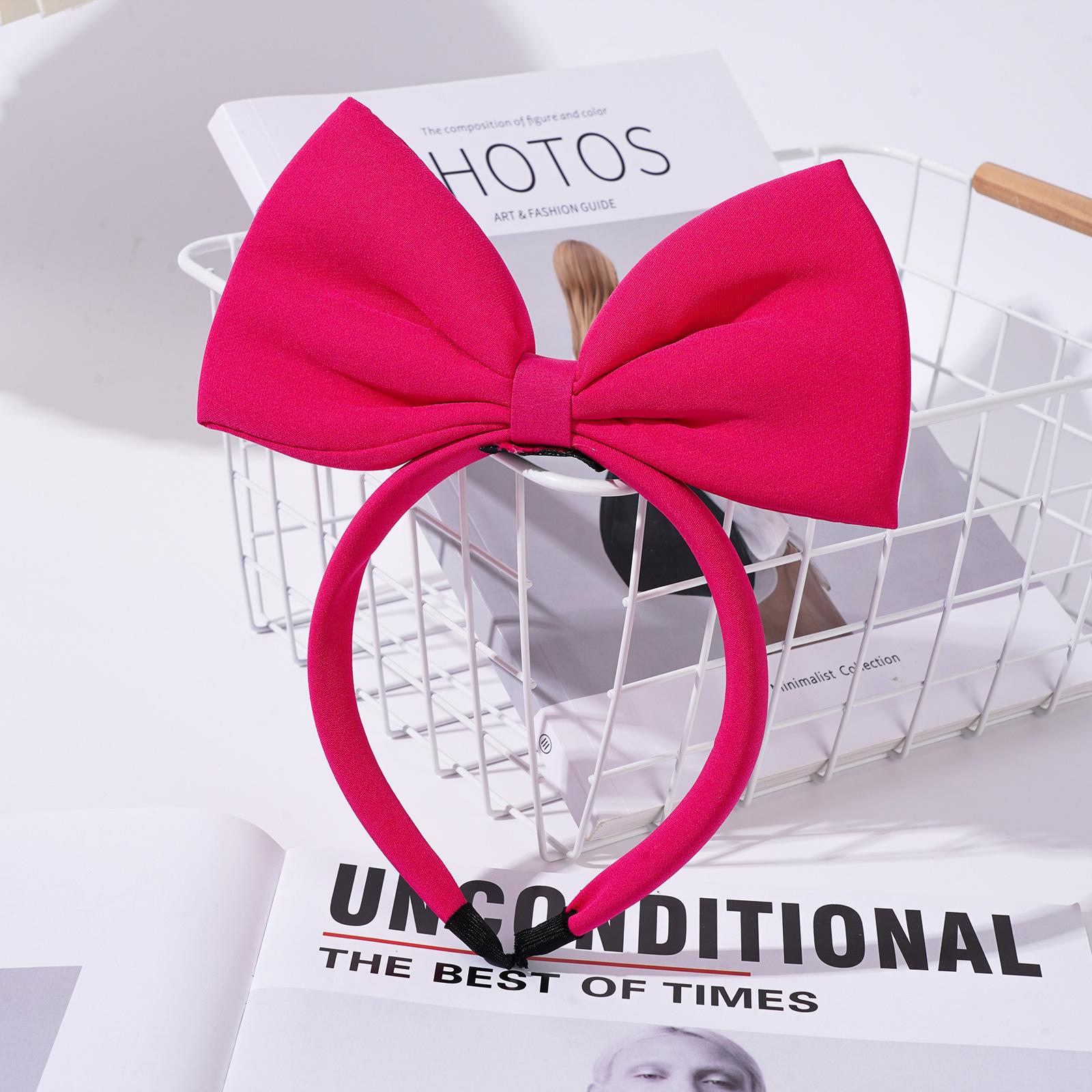 

Индивидуальные пайетки Большой бант Трехмерные аксессуары для волос Большой Рождественский ободок для женщин и девочек Size fits all