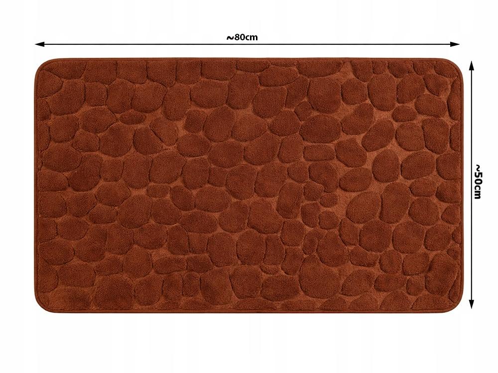 Bathroom Rug 50X80 Brown (50) Gab_B