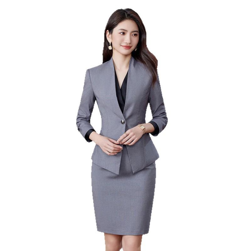 Professional Women's Formal Suit Set for Office and Salon Workwear