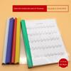 Thickened Slide Grip Report Cover A4 Bar File Folder Book Cover Transparent Folder Insert File Info Booklet Large Capacity