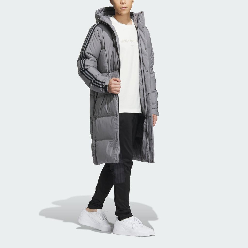 New Adidas Down Jackets Men Gray IT8715
