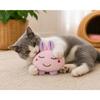 Jouet pour chat - EDEN - Oko Lapin - Cataire - Grelot intégré - Peluche polyester doux