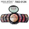 Σετ Παλέτα Μακιγιάζ Ματιών MISSROSE: Περιλαμβάνει Σκιά Ματιών, Lip Gloss, Κραγιόν, Ρουζ, Highlighter και Πούδρα Compact.