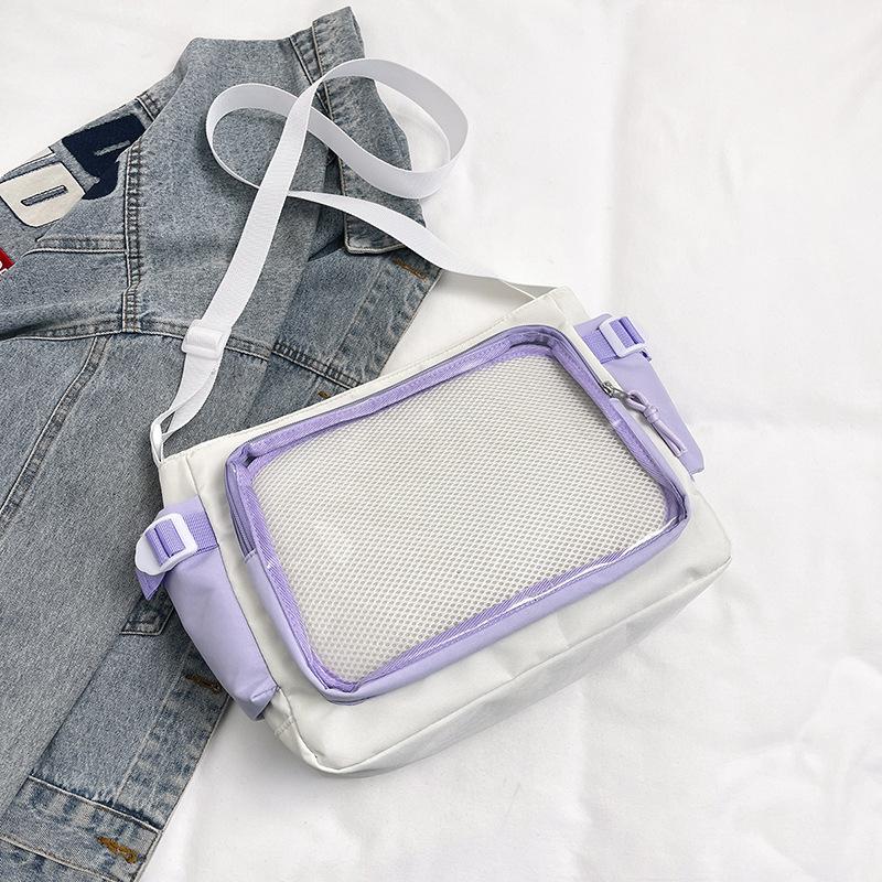 

College style, niche, simple and large-capacity class, book-loaded women s trend, one shoulder crossbody, one shoulder tote bag.