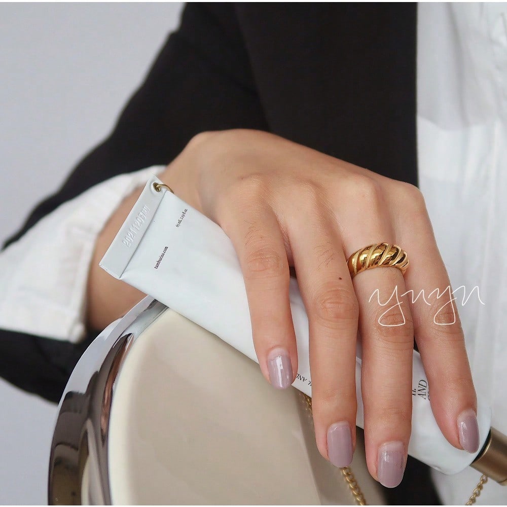 Croissant Ring European and American Twist Pattern Bread Ring Simple