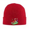 Pikmin Cute Knitted Hat Beanies Winter Hats Warm Acrylic Casual Video Game Cartoon Caps Unisex Women Gifts