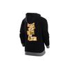 Jordan Alphabet Logo Print Basketball Hoodie Sweatshirt Men Tops Black DV7749-010