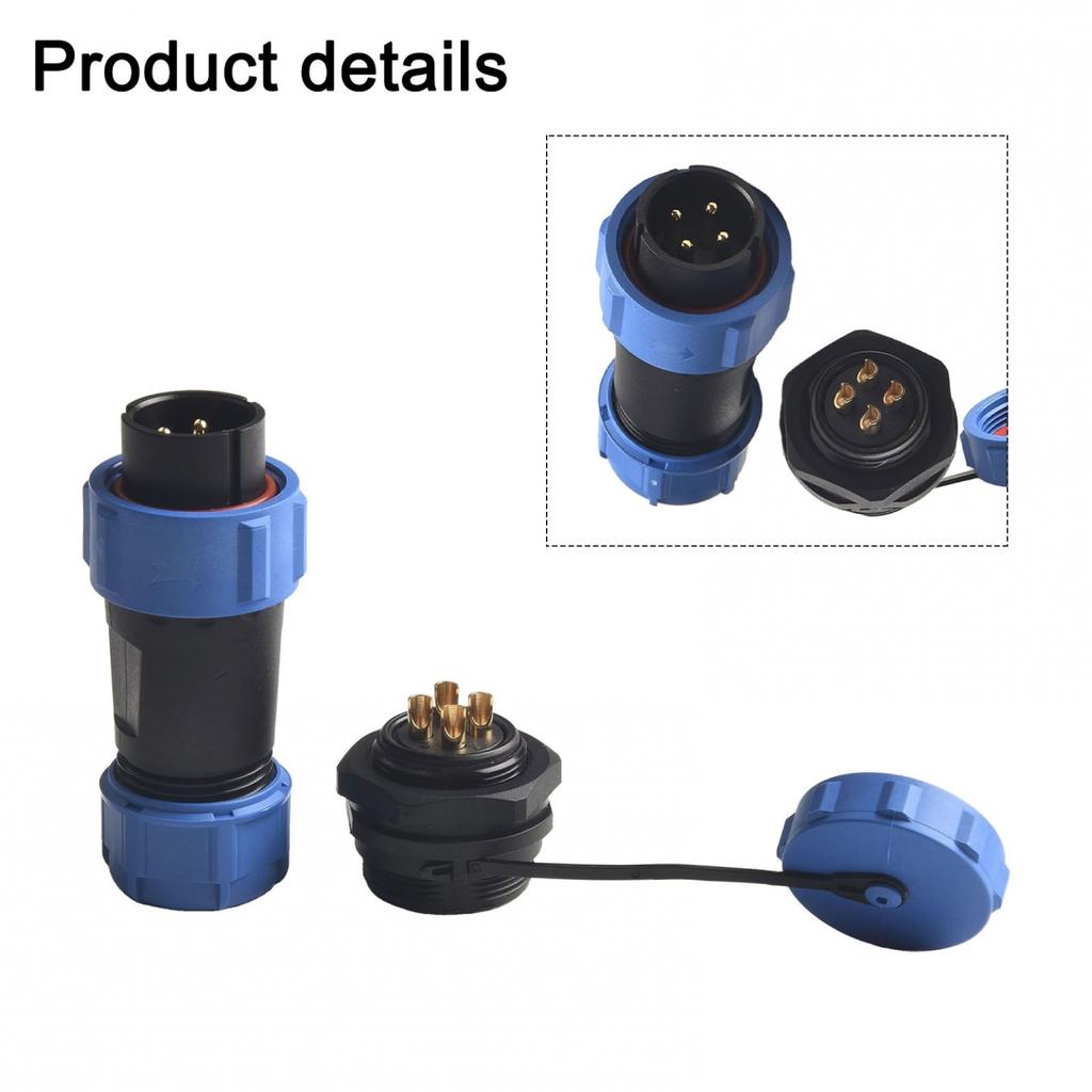 SP21 4-poliger wasserdichter Luftfahrtkabelsteckverbinder Stromsteckverbinder-Steckerbuchse IP67