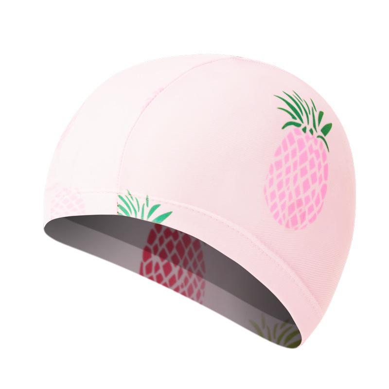 Youyou Kids' Waterproof Swim Cap with Ear Protection - Comfortable, Non-Tightening Design, Boys & Girls, Plus Size Fabric.