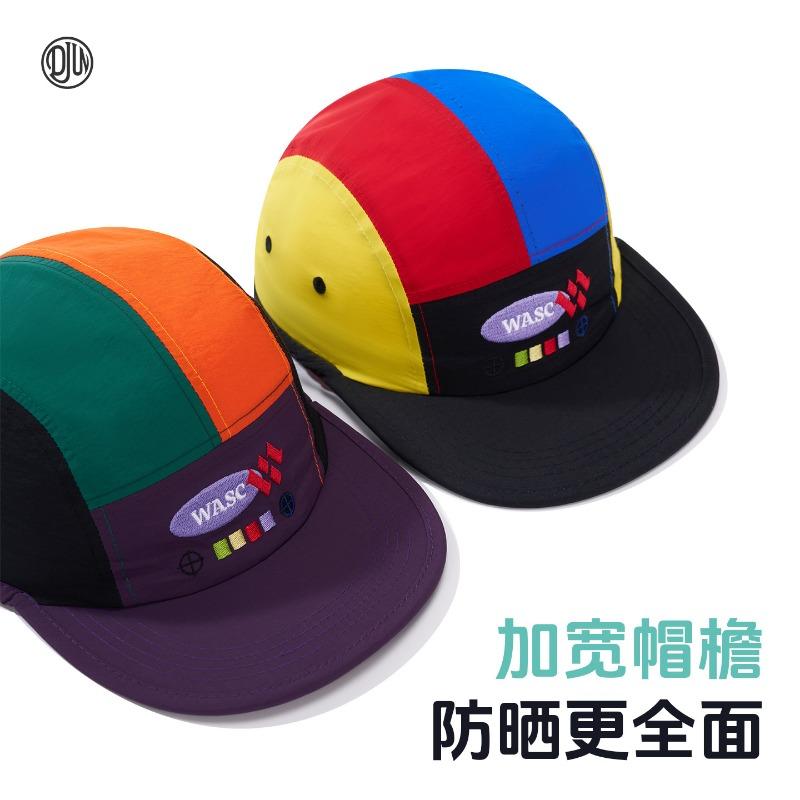 Retro color matching dopamine quick-drying baseball cap women's summer hip-hop sports versatile outdoor cap trendy brand