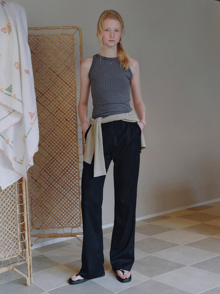 Mwimwieleu Crinkled Banding Bootscut Pants Mu2635Pt311M